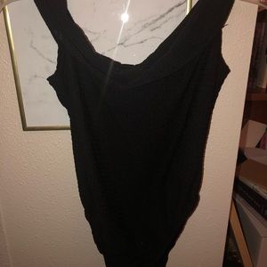 Boohoo OFF THE SHOULDER black bodysuit!!!